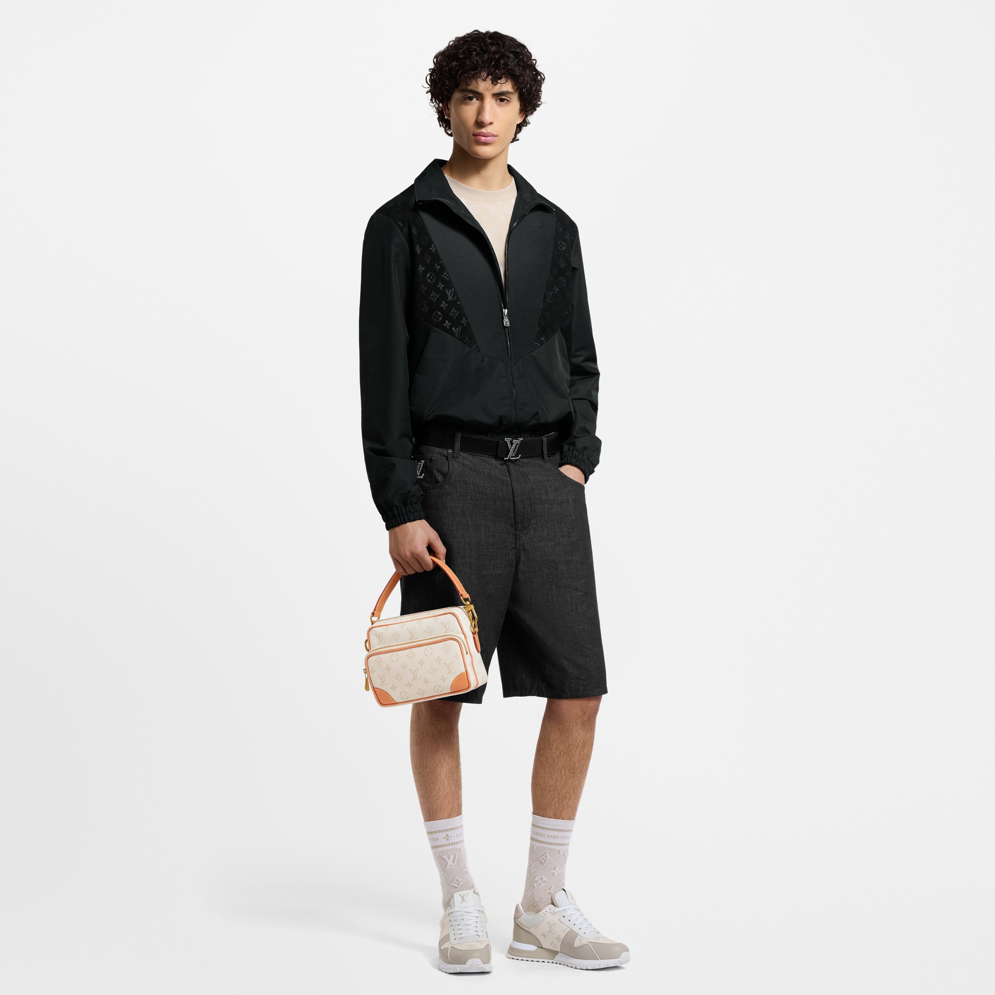 Leather Mix Track Top - High-End Ready-to-Wear | LOUIS VUITTON